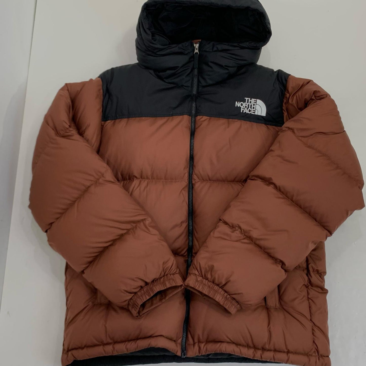 【中古】THE NORTH FACE | ザ・ノースフェイス NUPTSE HOODIE ダウンジャケット ND92331 ブラウン サイズ:XXL