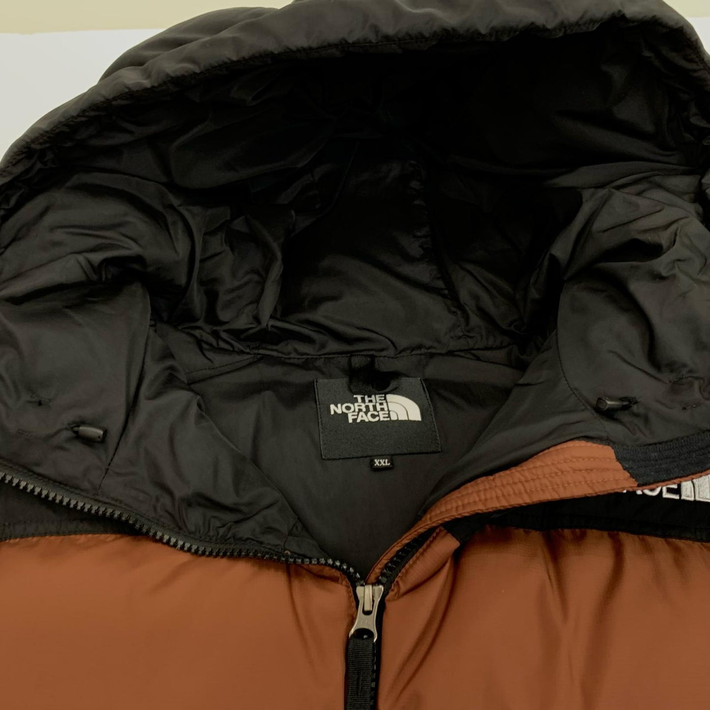 【中古】THE NORTH FACE | ザ・ノースフェイス NUPTSE HOODIE ダウンジャケット ND92331 ブラウン サイズ:XXL