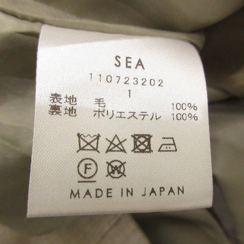 【中古】SEA | シー サージトラウザーズパンツ パンツ 110723202 2023S/S ベージュ サイズ:1