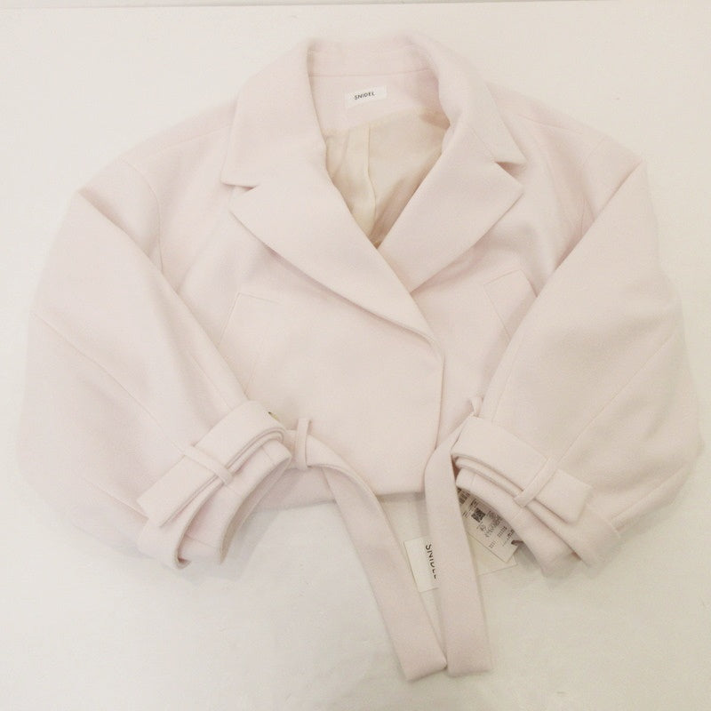 【中古】snidel | スナイデル ショートブルゾン その他アウター SWFC251007 2025S/S ピンク サイズ:1