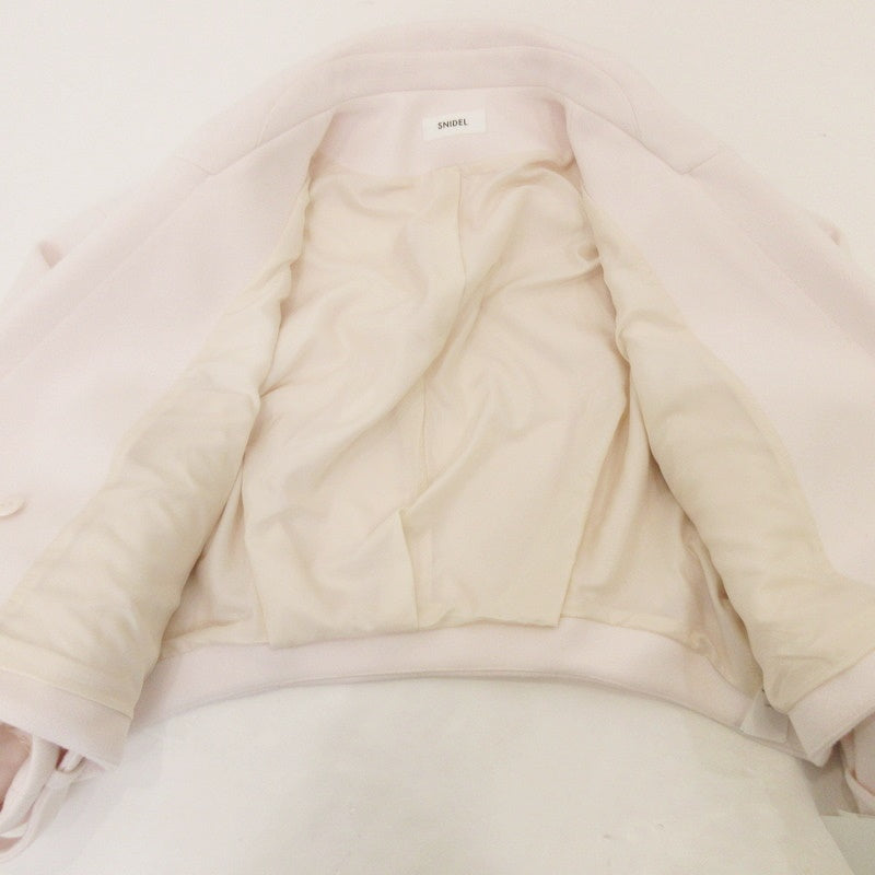 【中古】snidel | スナイデル ショートブルゾン その他アウター SWFC251007 2025S/S ピンク サイズ:1