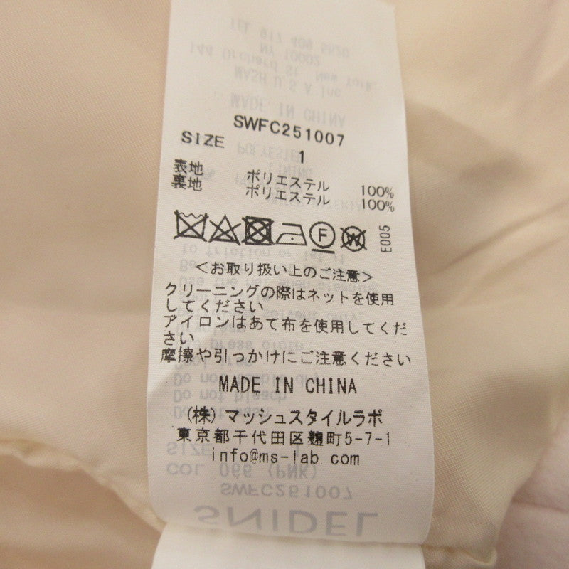 【中古】snidel | スナイデル ショートブルゾン その他アウター SWFC251007 2025S/S ピンク サイズ:1