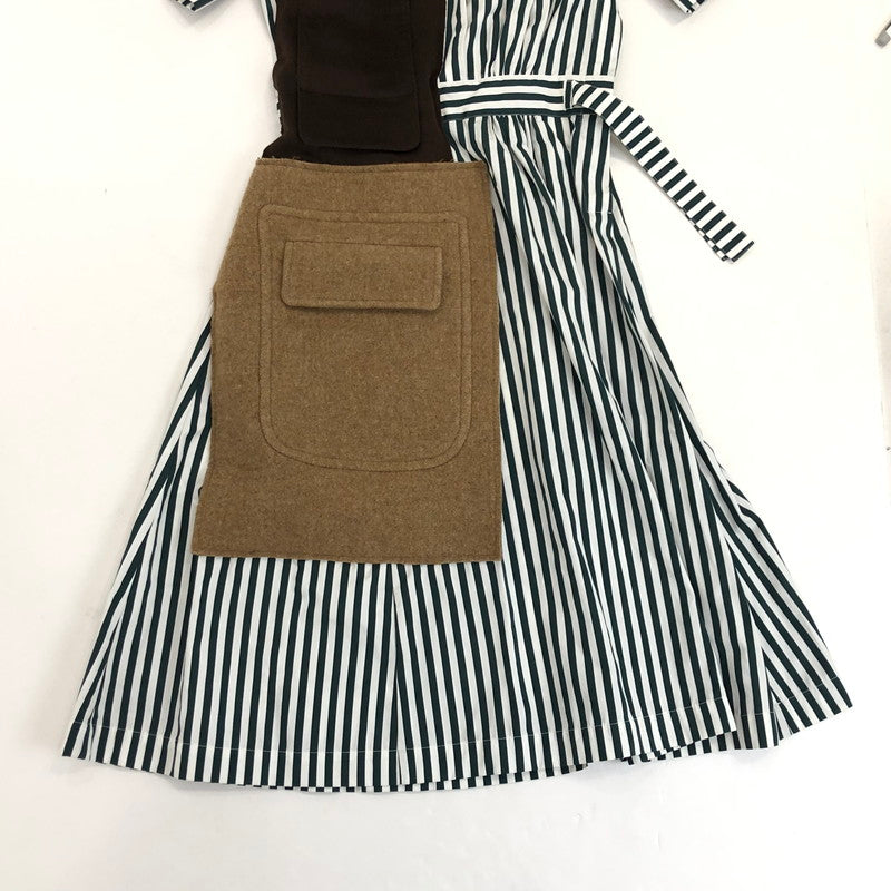 【中古】Maison Margiela | メゾンマルジェラ Awning Popeline Shirt Dress with Patches ワンピース S51CU0263 マルチカラー サイズ:38