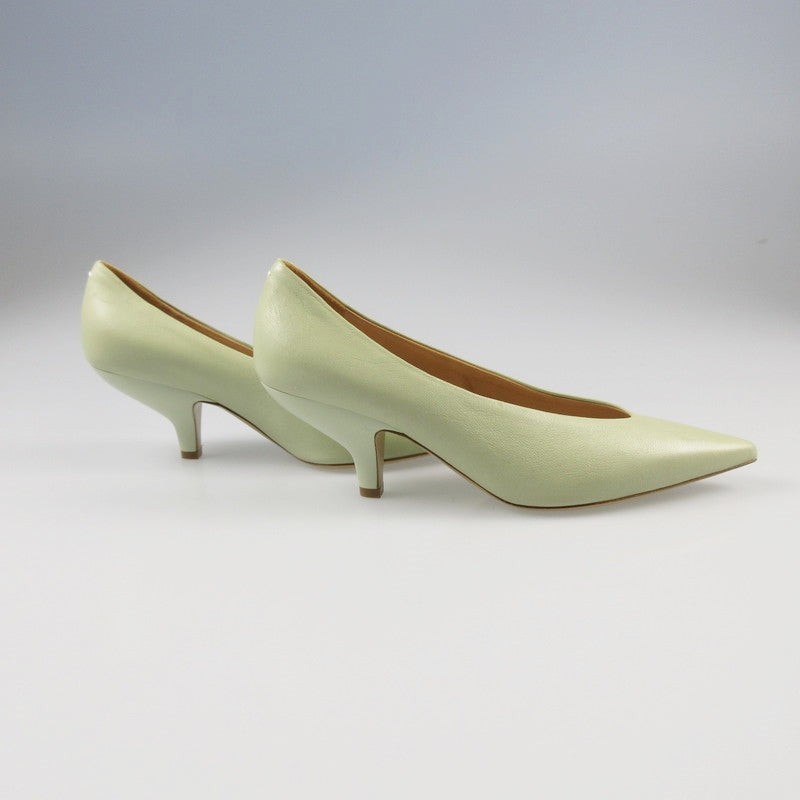 【中古】Maison Margiela | メゾンマルジェラ ポインテッドトゥ パンプス S58WL0207 24.0cm グリーン