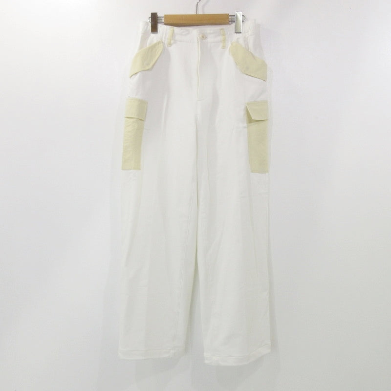 【中古】HOLLYWOOD RANCH MARKET | ハリウッドランチマーケット フィールソーホット M65パンツ カーゴパンツ 1010179 ホワイト サイズ:S