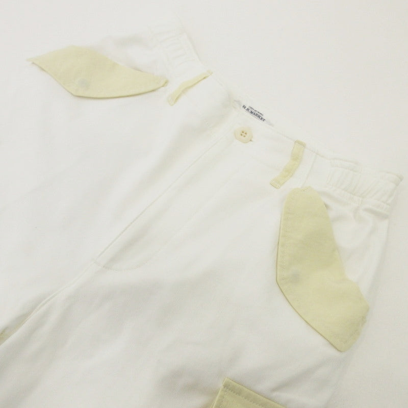 【中古】HOLLYWOOD RANCH MARKET | ハリウッドランチマーケット フィールソーホット M65パンツ カーゴパンツ 1010179 ホワイト サイズ:S