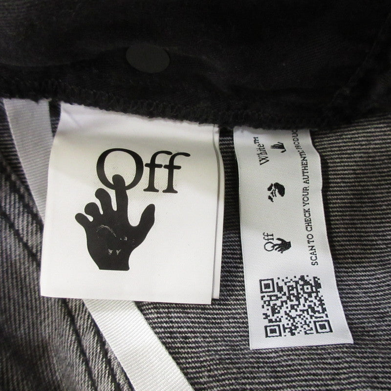【中古】OFF-WHITE | オフホワイト デニムパンツ OMYA074S22DEN003 2022S/S サイズ:W:32 ブラック