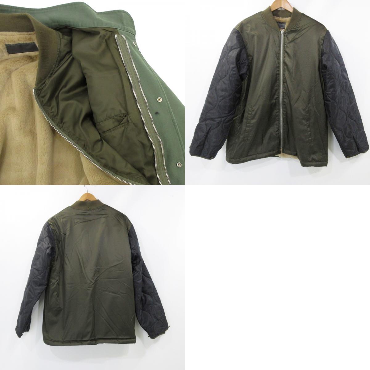 【中古】ACANTHUS | アカンサス M-65 ミリタリージャケット JK2204 2024A/W オリーブ サイズ:L