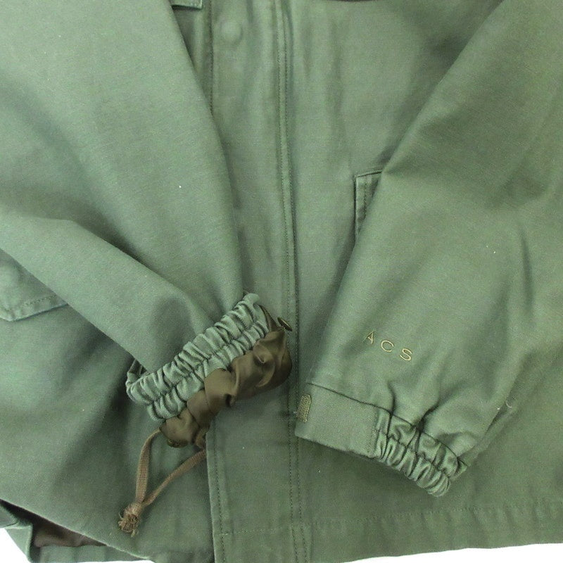 【中古】ACANTHUS | アカンサス M-65 ミリタリージャケット JK2204 2024A/W オリーブ サイズ:M