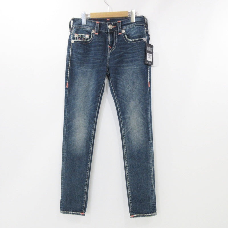 【中古】TRUE RELIGION | トゥルーレリジョン ROCCO Relaxed Skinny デニムパンツ 106906-IADD ネイビー