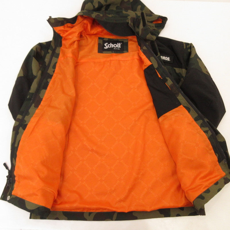 【中古】schott | ショット 2-TONE FIELD PARKA マウンテンパーカー 3182014 カモ サイズ:S
