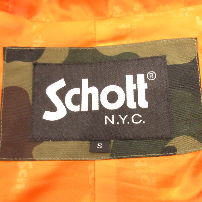 【中古】schott | ショット 2-TONE FIELD PARKA マウンテンパーカー 3182014 カモ サイズ:S