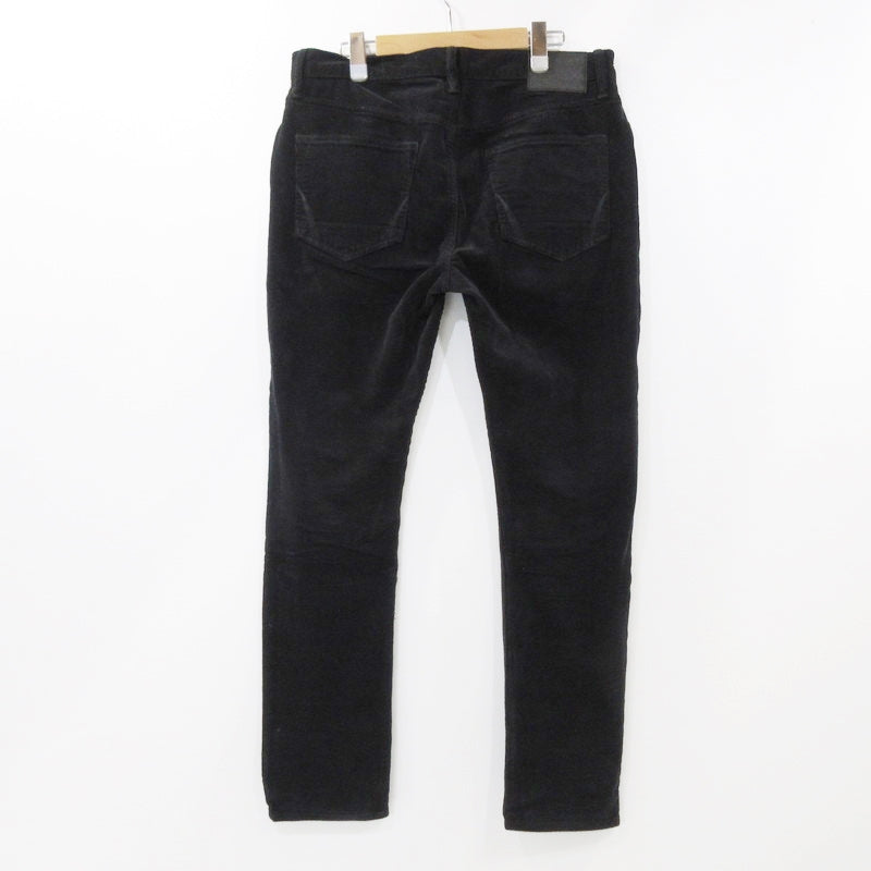 【中古】 Rex Corduroy Slim Jeans パンツ ME050X ブラック サイズ:32