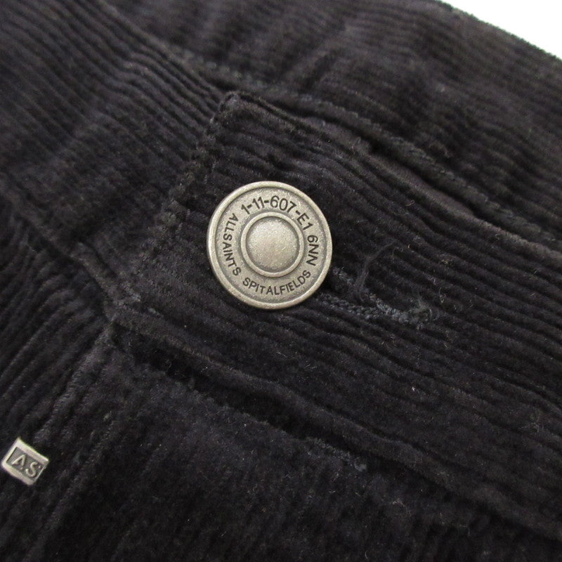 【中古】 Rex Corduroy Slim Jeans パンツ ME050X ブラック サイズ:32