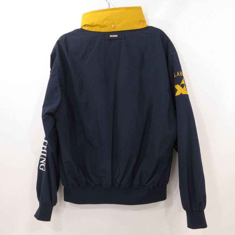【中古】X-LARGE | エクストララージ NYLON SAILING JACKET ナイロンジャケット 101243021009 ネイビー サイズ:M