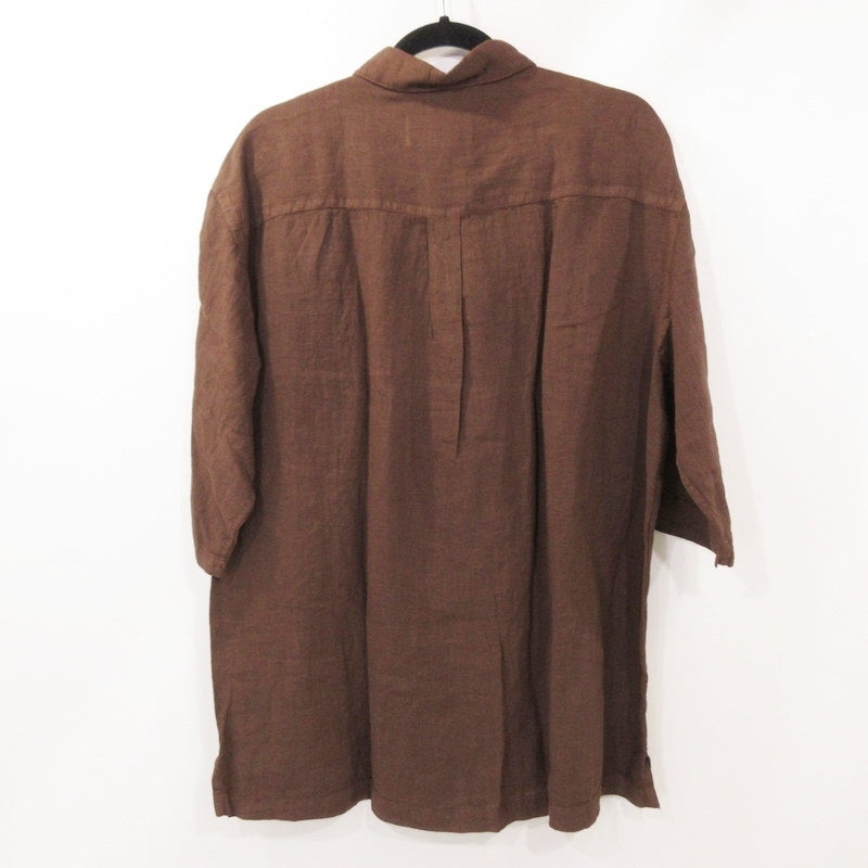 【中古】 Stefano 半袖シャツ 410161354035 ブラウン サイズ:50