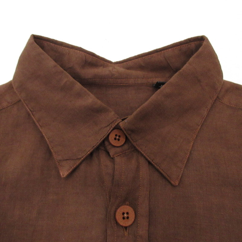 【中古】 Stefano 半袖シャツ 410161354035 ブラウン サイズ:50