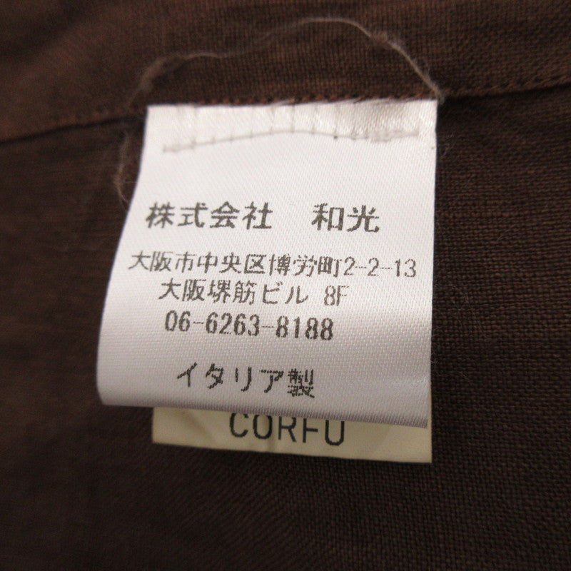 【中古】 Stefano 半袖シャツ 410161354035 ブラウン サイズ:50