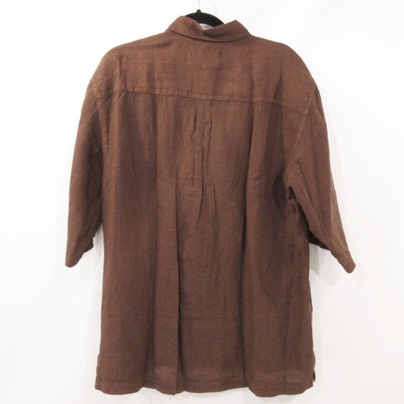 【中古】 Stefano 半袖シャツ 410161354035 ブラウン サイズ:48