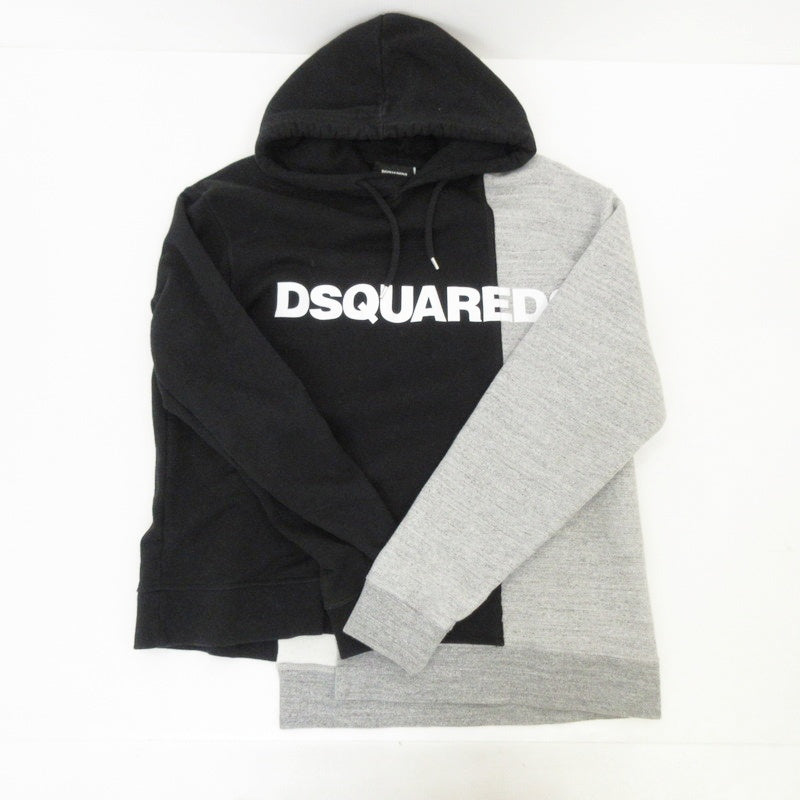 【中古】DSQUARED2 | ディースクエアード バイカラードッキング パーカー S74GU0505 サイズ:XL