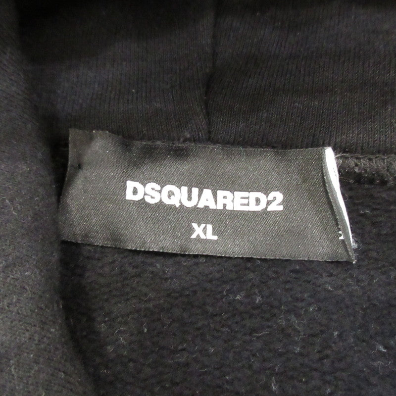 【中古】DSQUARED2 | ディースクエアード バイカラードッキング パーカー S74GU0505 サイズ:XL