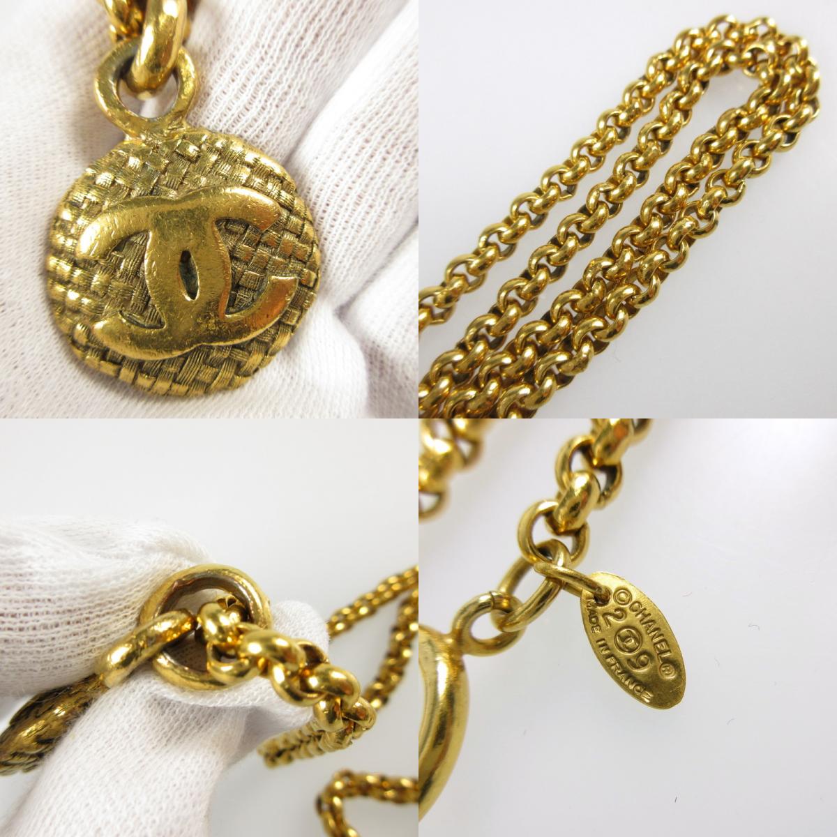 【中古】CHANEL | シャネル ヴィンテージラウンドココマーク ネックレス【姫路東店】