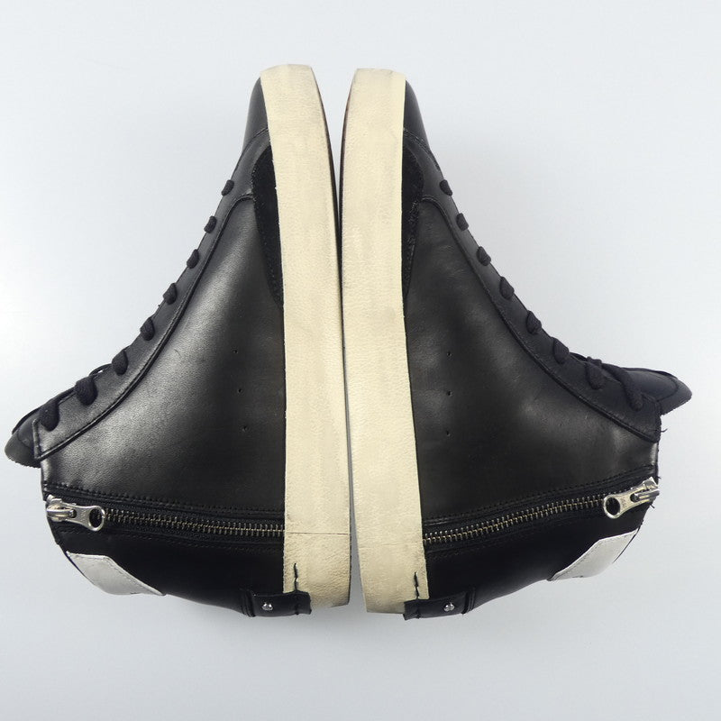 【中古】 DISTRESSED HIGH スニーカー 18070AA6.20 ブラック 26.5cm
