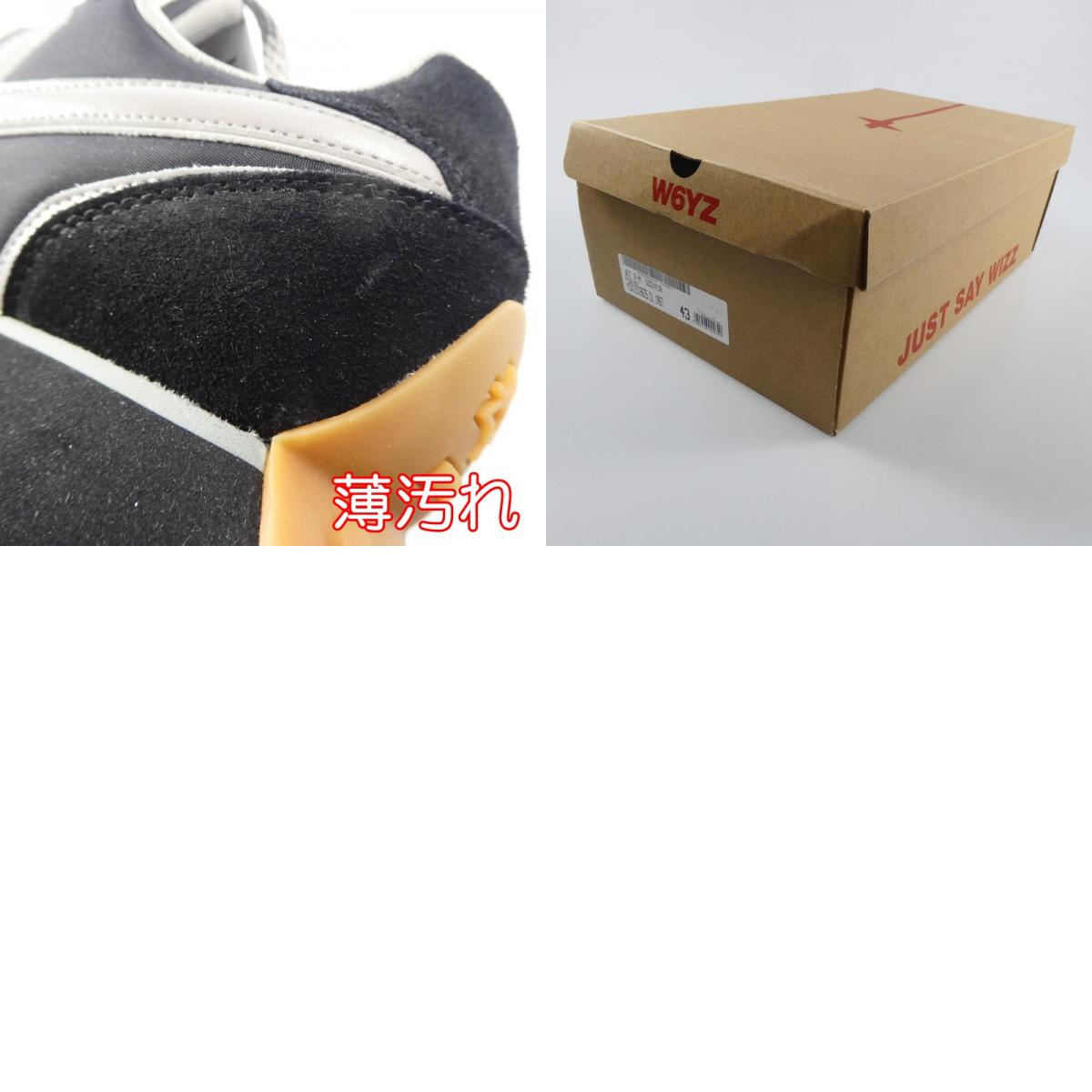 【中古】W6YZ | ウイズウィズ JET 2-M スニーカー 01-1A67 ブラック 27.5cm