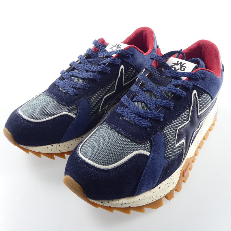 【中古】W6YZ | ウイズウィズ BLEEZE 3-M スニーカー 02-1C24 ネイビー 27.5cm