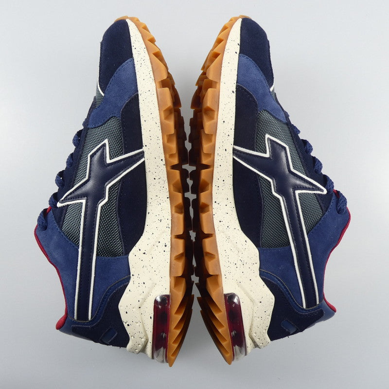 【中古】W6YZ | ウイズウィズ BLEEZE 3-M スニーカー 02-1C24 ネイビー 27.5cm
