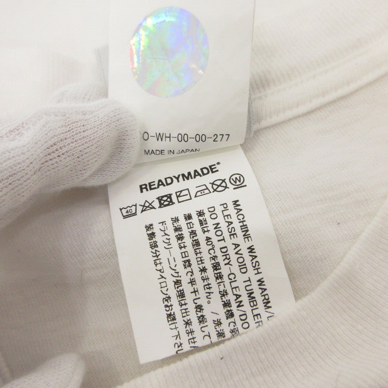 【中古】READYMADE | レディメイド SS T-SHIRT POCKET 半袖Tシャツ RE-CO-WH-00-00-277 ホワイト サイズ:L