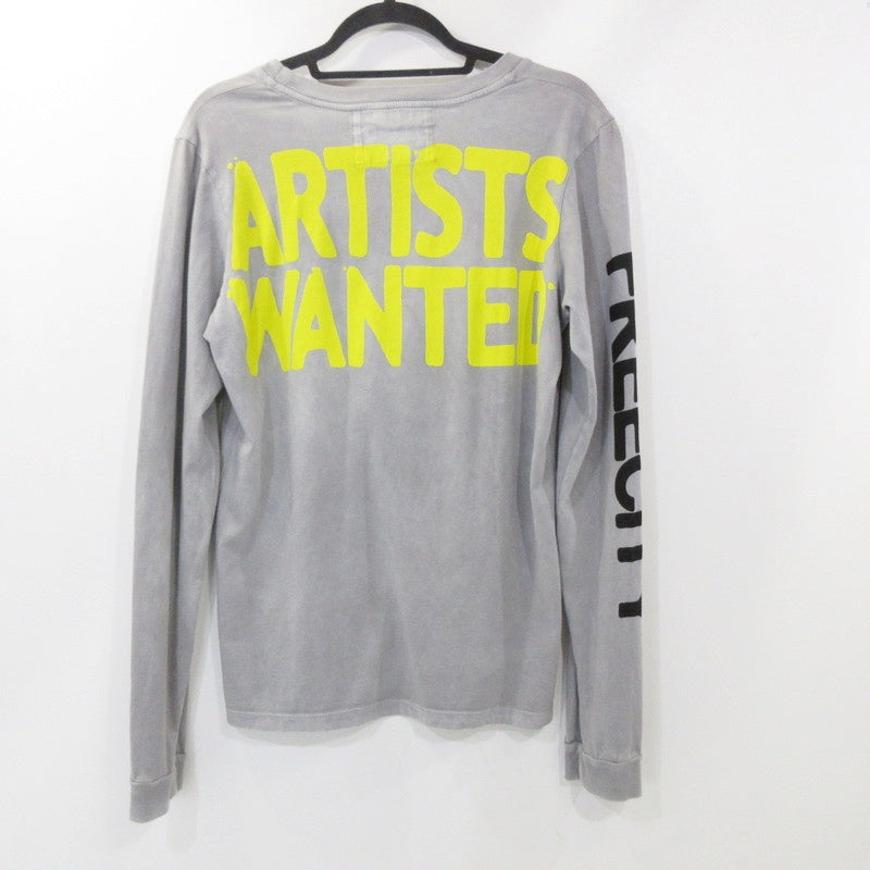 【中古】FREE CITY(聖林公司) | フリーシティ ARTISTWANTED SUPERVINAGE LONG SLEEVE T 長袖Tシャツ グレー サイズ:M