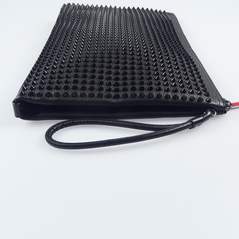 【中古】Christian Louboutin | クリスチャンルブタン KALOUPOUCH CALF EMPIRE/SPIKES クラッチバッグ 1195035 ブラック