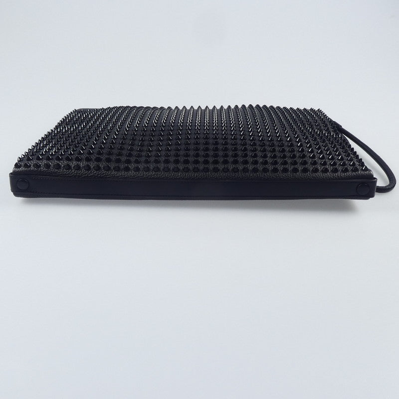【中古】Christian Louboutin | クリスチャンルブタン KALOUPOUCH CALF EMPIRE/SPIKES クラッチバッグ 1195035 ブラック