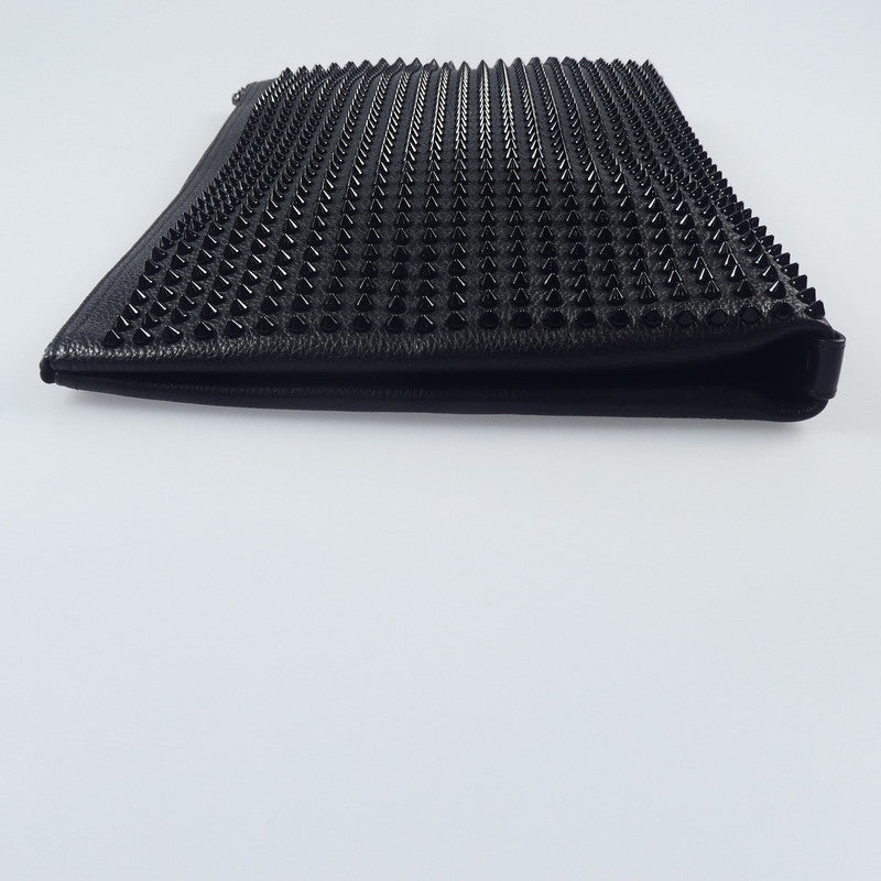 【中古】Christian Louboutin | クリスチャンルブタン KALOUPOUCH CALF EMPIRE/SPIKES クラッチバッグ 1195035 ブラック