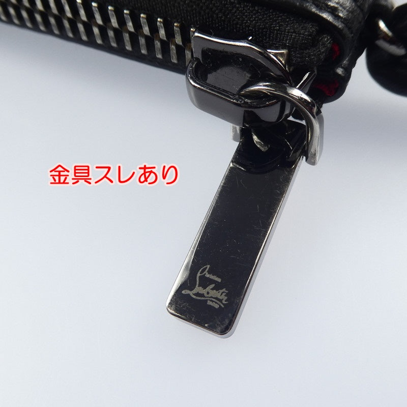 【中古】Christian Louboutin | クリスチャンルブタン KALOUPOUCH CALF EMPIRE/SPIKES クラッチバッグ 1195035 ブラック
