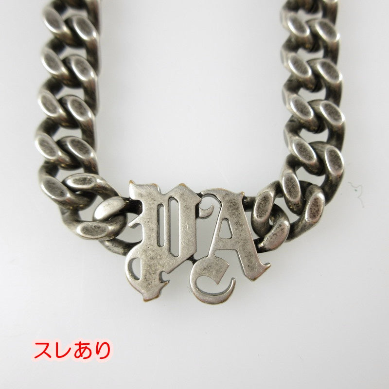【中古】Palm Angels | パームエンジェルス PA MONOGRAM CHAIN Necklace ネックレス シルバー