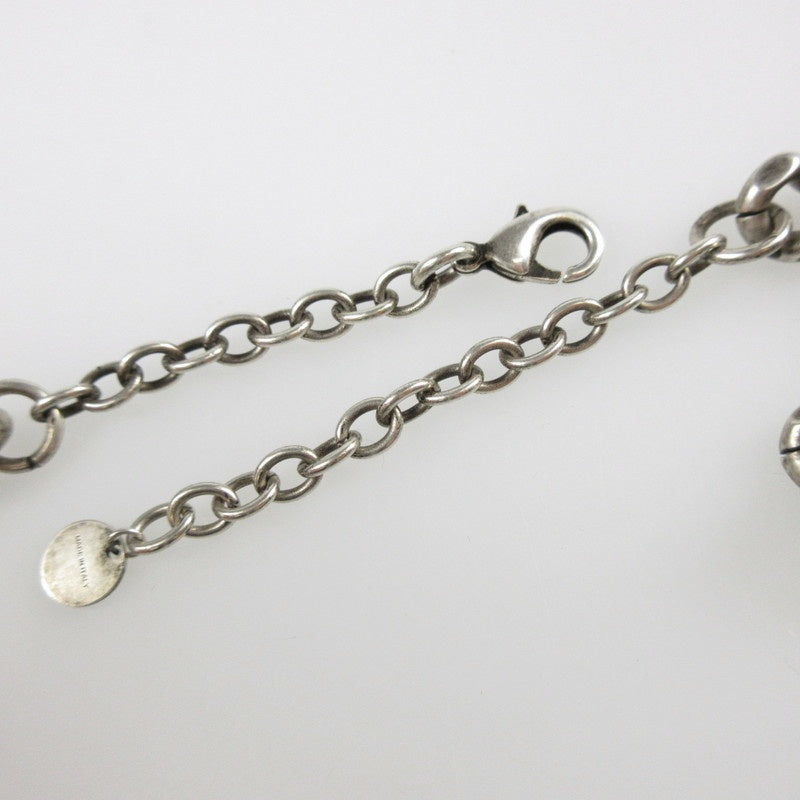 【中古】Palm Angels | パームエンジェルス PA MONOGRAM CHAIN Necklace ネックレス シルバー