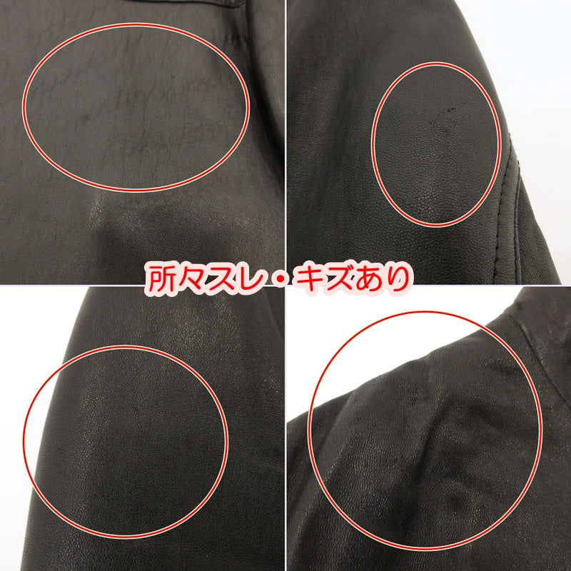 【中古】GUCCI | グッチ レザー 264857 ブラック サイズ:44【姫路東店】