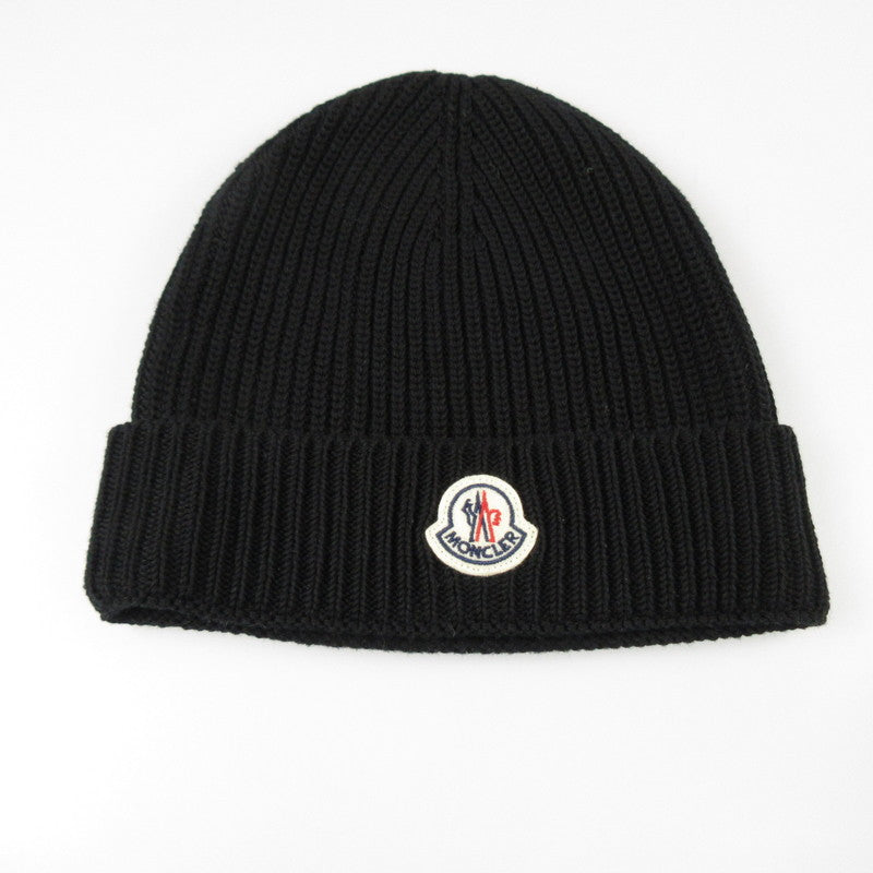 【中古】MONCLER | モンクレール ニットキャップ 3B00027 M1509 ブラック