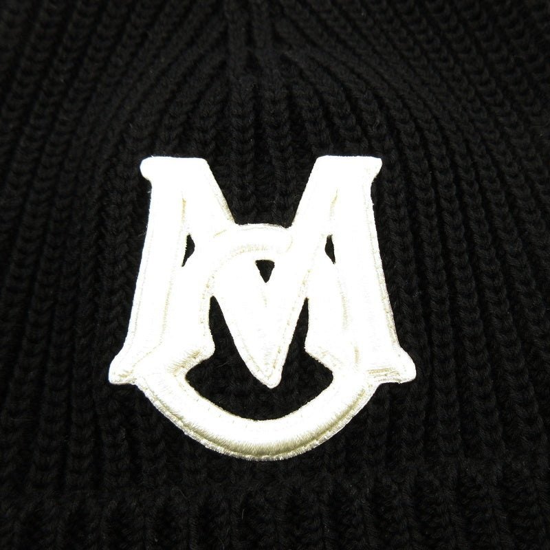 【中古】MONCLER | モンクレール ニットキャップ 3B00027 M1509 ブラック