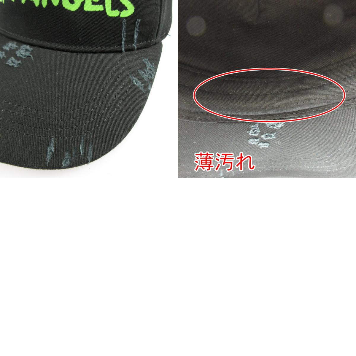 【中古】Palm Angels | パームエンジェルス CAPPELLO BASEBALL CAP キャップ PMLB094S24FAB001 国内正規品 2024S/S ブラック