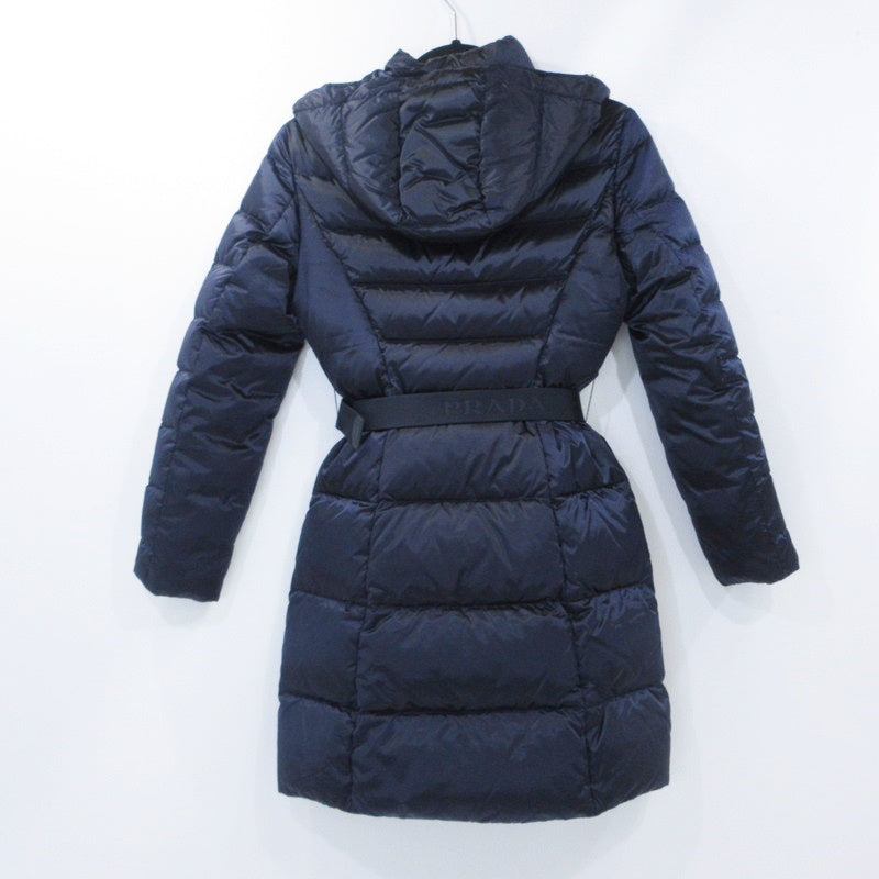 【中古】PRADA | プラダ ダウンジャケット 29Z660 R182 国内正規品 2020A/W ネイビー サイズ:36