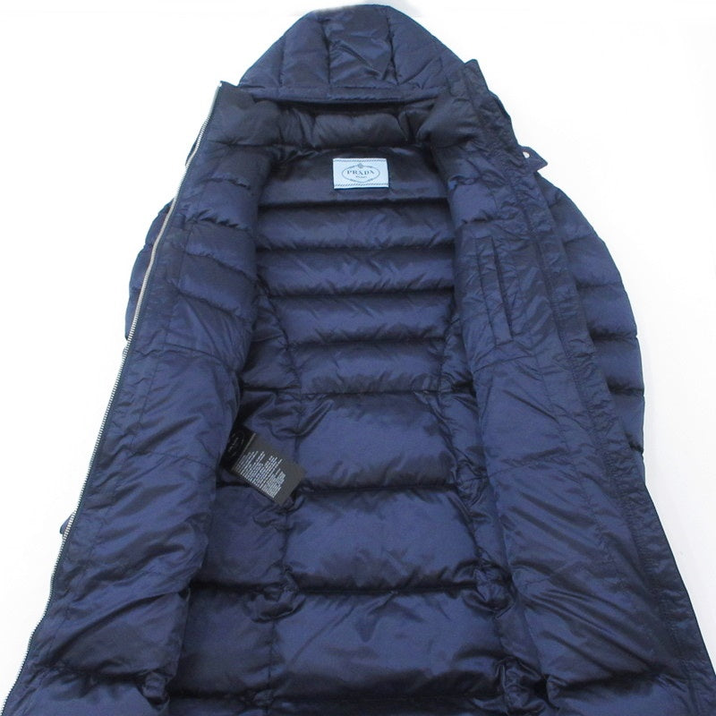 【中古】PRADA | プラダ ダウンジャケット 29Z660 R182 国内正規品 2020A/W ネイビー サイズ:36