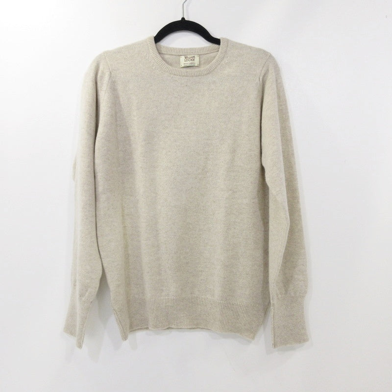 【中古】 LAMBSWOOL CREW KNIT セーター アイボリー