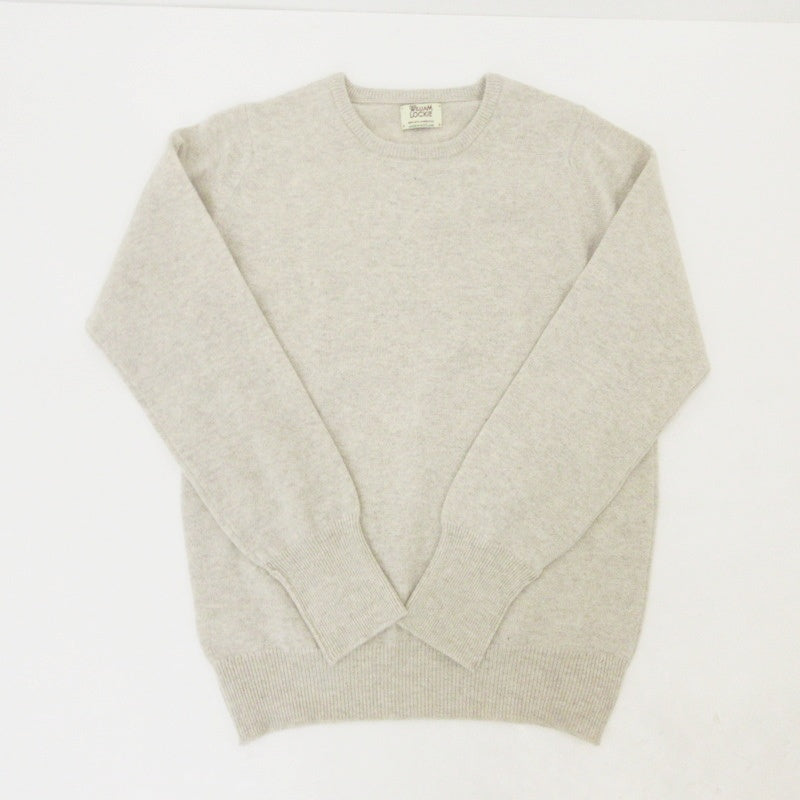 【中古】 LAMBSWOOL CREW KNIT セーター アイボリー