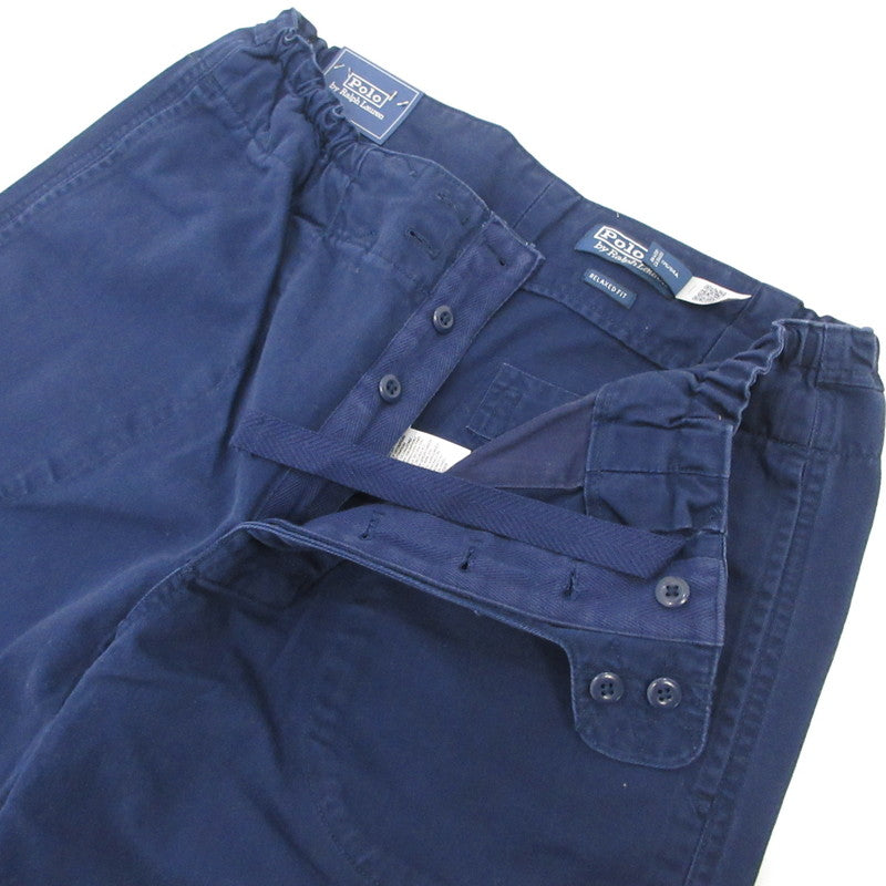 【中古】POLO RALPH LAUREN | ポロ・ラルフローレン ツイルラグビーパンツ チノパンツ MNPOPNT14G20542 ネイビー サイズ:M