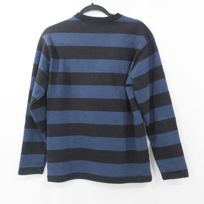【中古】BUCO(REAL McCOY'S) | ブコ STRIPE RACING JERSEY スウェット BC18104 ネイビー サイズ:M