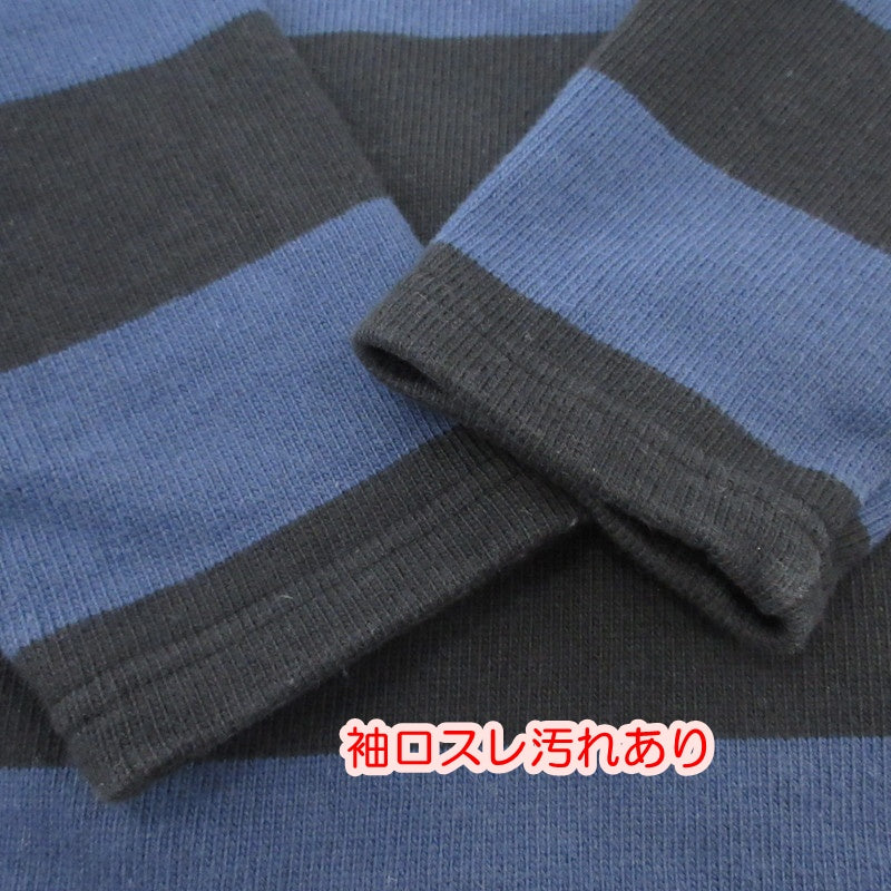 【中古】BUCO(REAL McCOY'S) | ブコ STRIPE RACING JERSEY スウェット BC18104 ネイビー サイズ:M