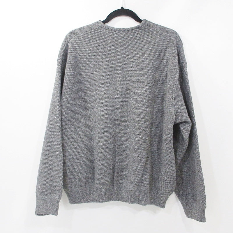 【中古】crepuscule | クレプスキュール Moss Stitch V-neck Cardigan カーディガン 2403-033 グレー サイズ:2